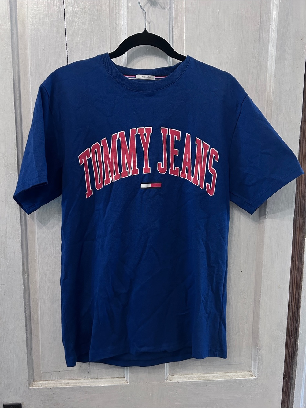 Tommy Hilfiger Blue Tee with Red Logo